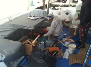 Sunseeker Teak Repair