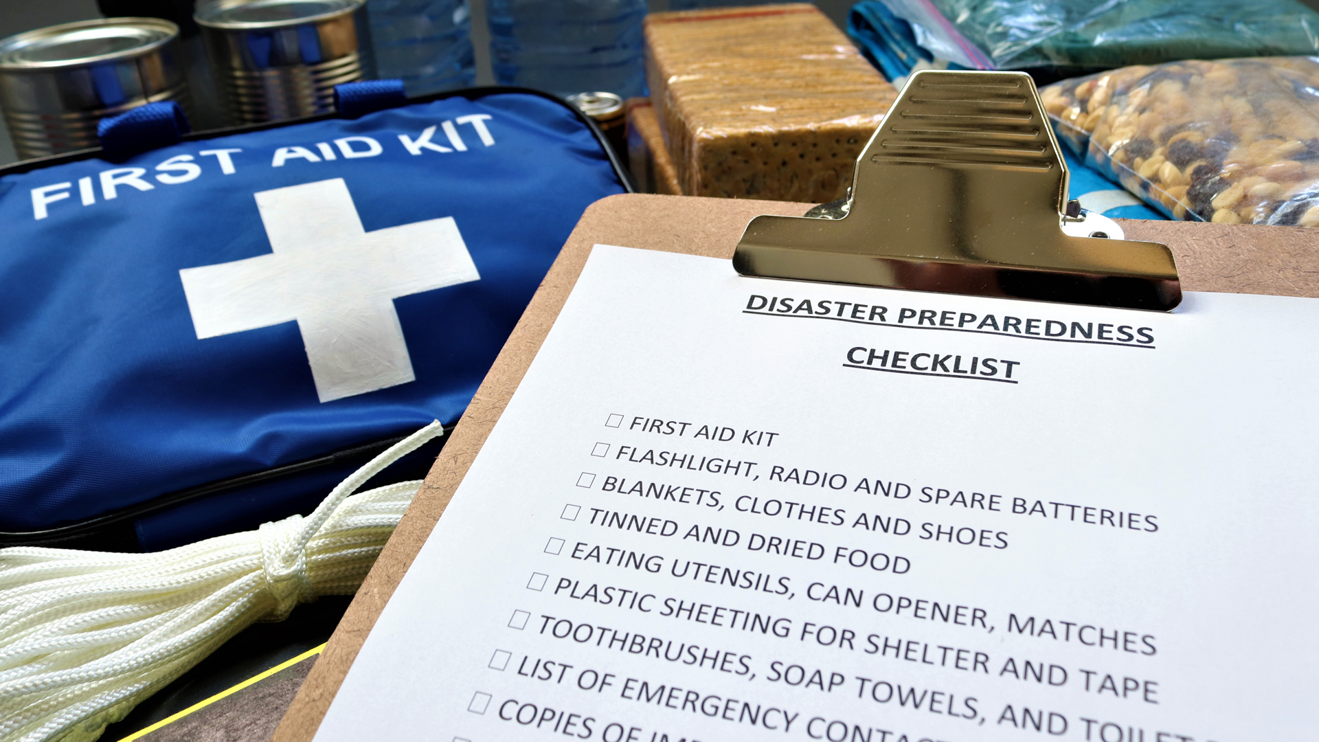disaster checklist