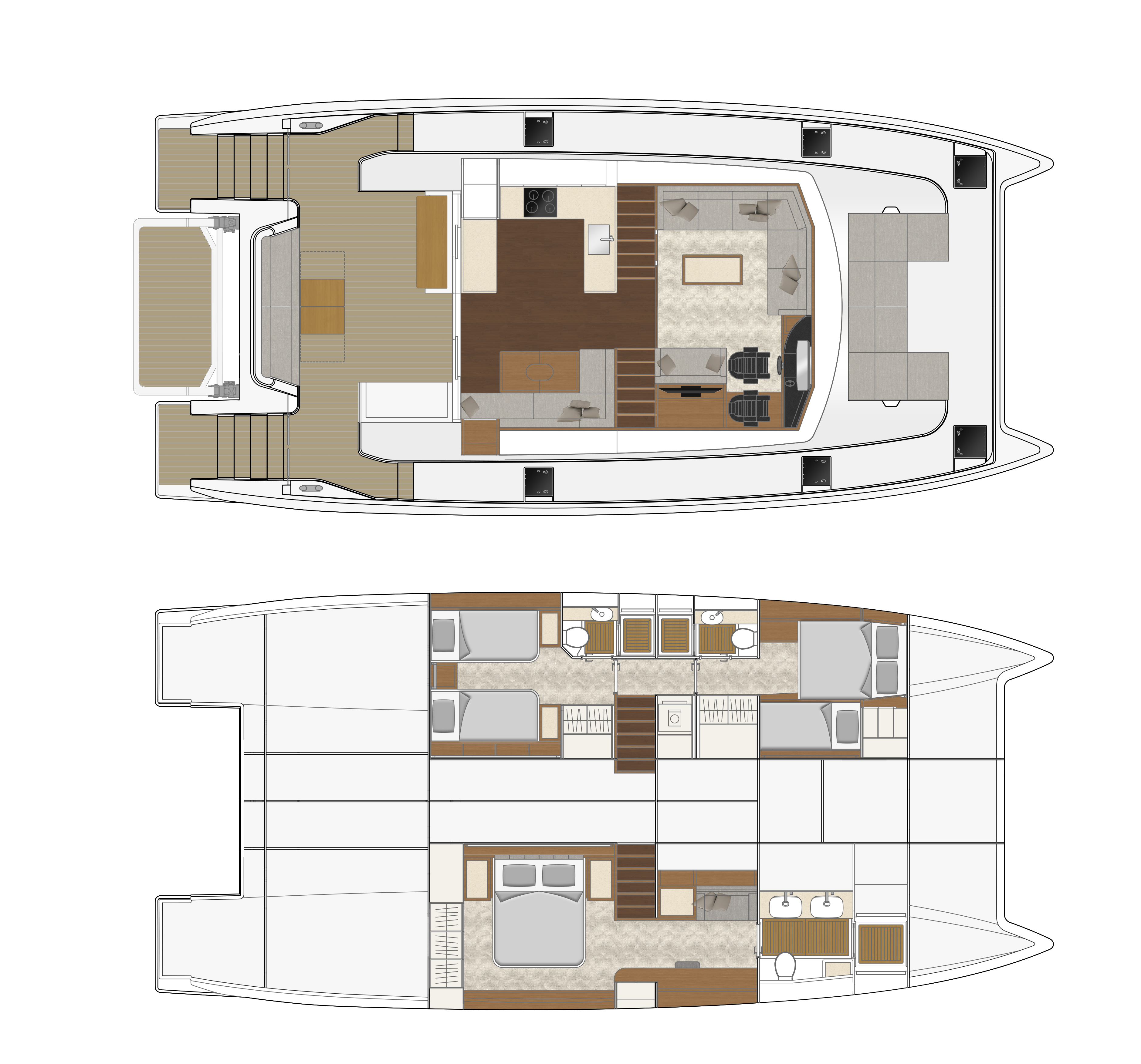 Top View Image Layout