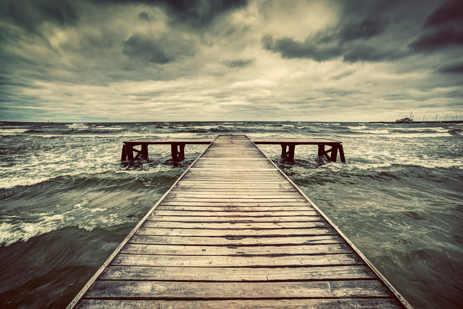 dock in a storm