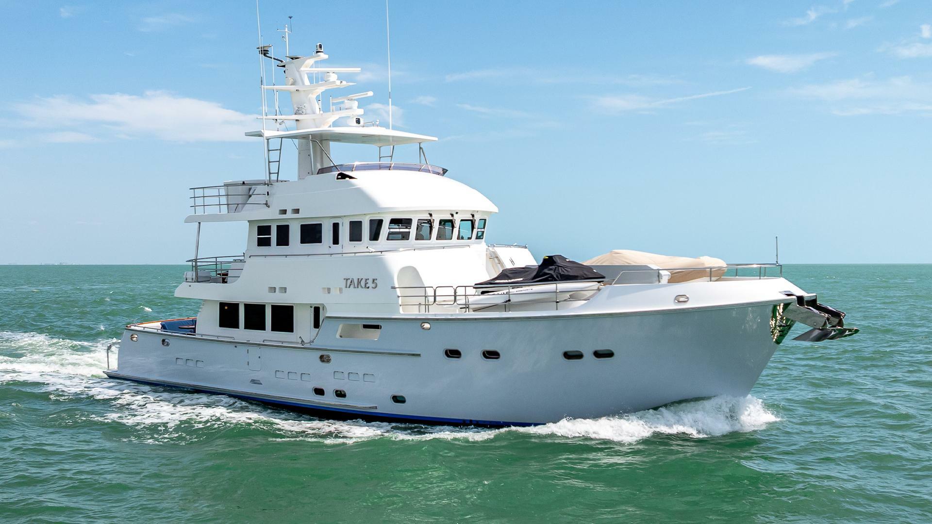 Discover the 76′ Nordhavn 2009 “Take 5”