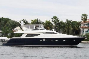used 72' uniesse yacht sale florida usa united states