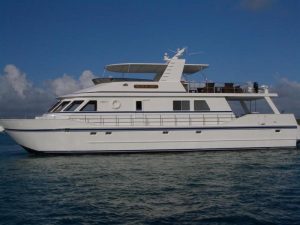 used 90' Boundess yacht for sale florida