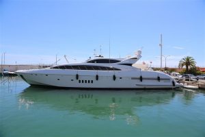 used 105' mangusta yacht