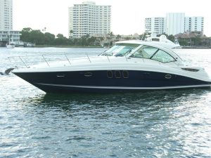 used 48' sea ray sundancer yacht sale florida