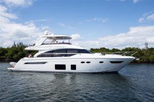 used 68' princess yacht sale florida