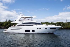 used 68' princess yacht sale florida